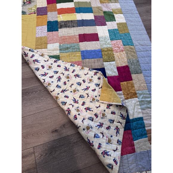 Handmade Quilt Approx 53”x 81” - Picture 2 of 12